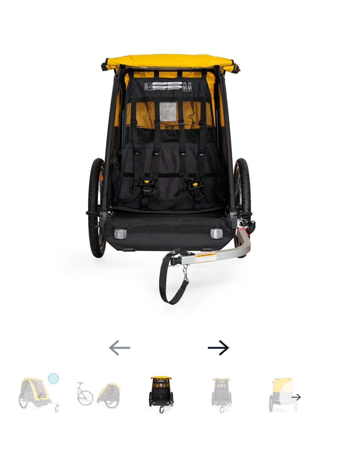 Burley bee Double Bike Stroller