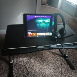 PC / Eating Lap Desk With PC Headset 
