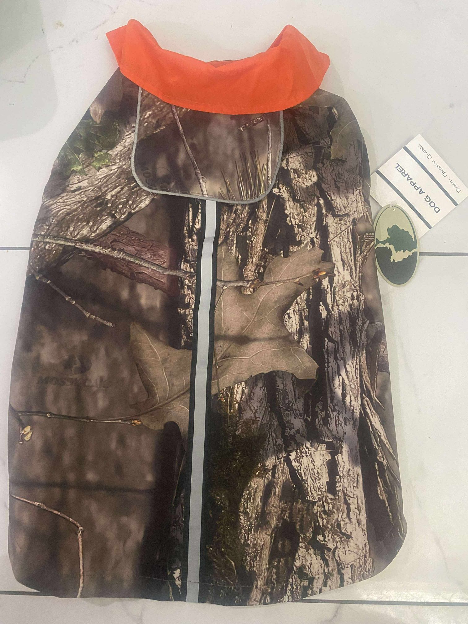 Dog Clothes Mossy oak Camouflage Harness Vest Size: Medium