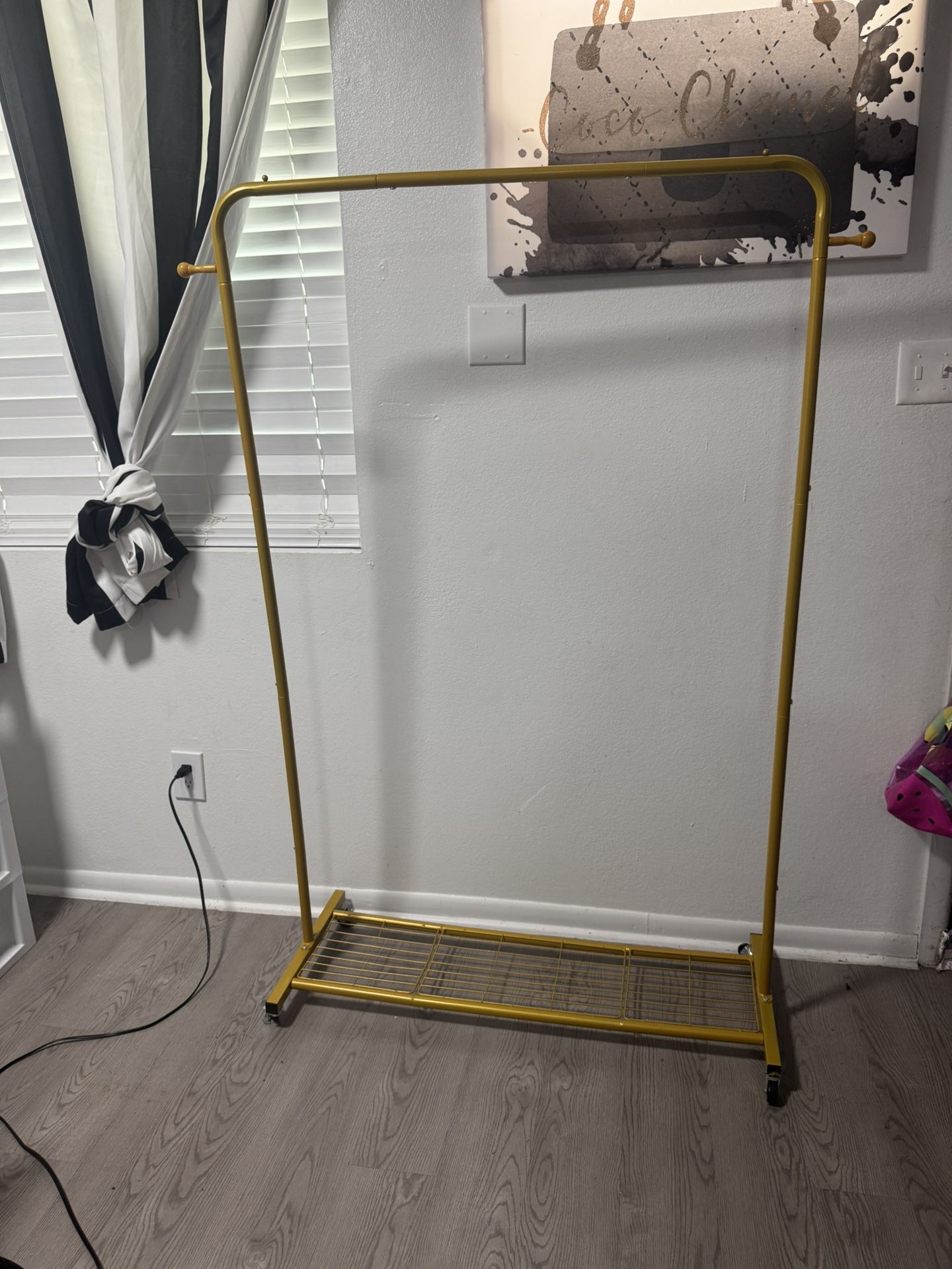 Gold Clothing Rack