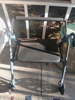 Barely used Extra wide sitting Walker