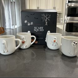 Pottery Barn Spooky Mugs 
