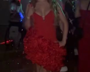 RED HOCO DRESS  FASHION NOVA