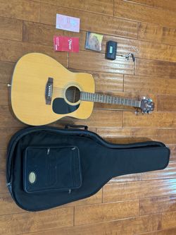 Takamine G-240 Acoustic Guitar w/ Gig Bag & Accessories