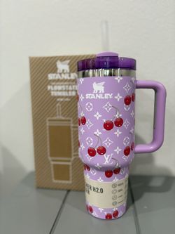 Purple LV Cherry Stanley Cup 
