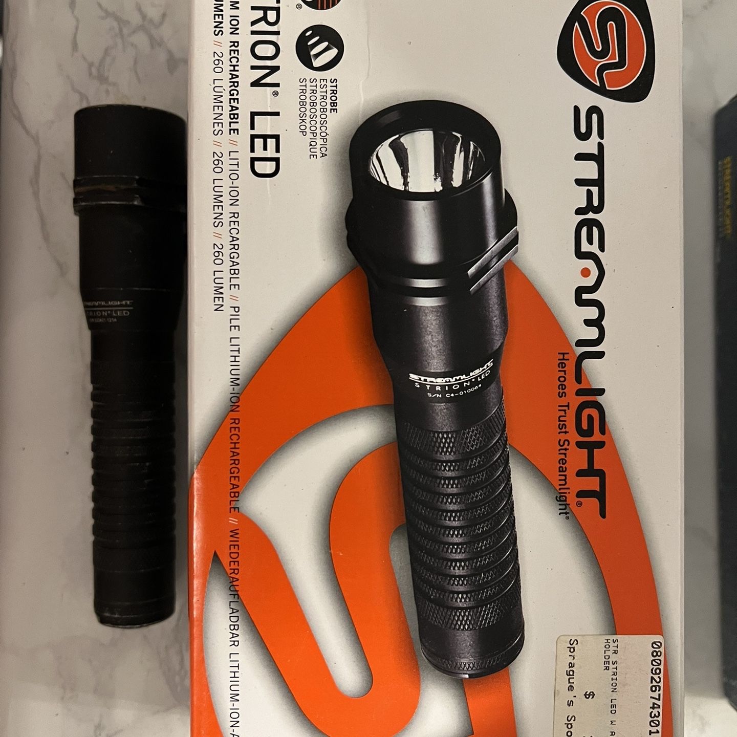 used streamlight stinger flashlights 2 Used Streamlight Flashlights. One is a Strion LED and the other one is a  Stinger LED for Sale in Yuma, AZ
