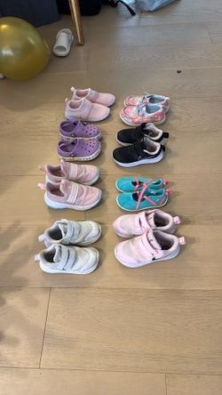7&8&9size toddler Shoes (Nike,Crocs)