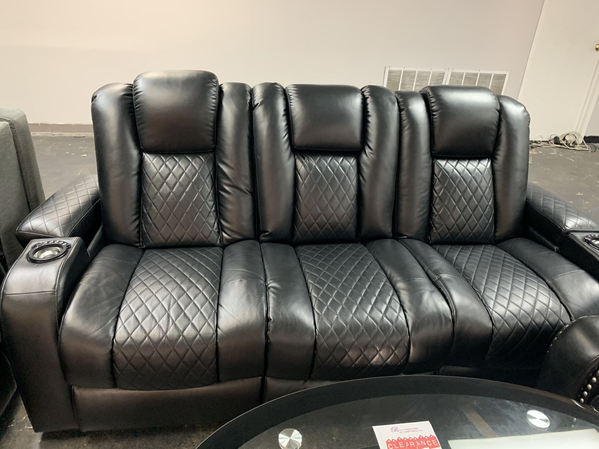 Delangelo power sofa & loveseat