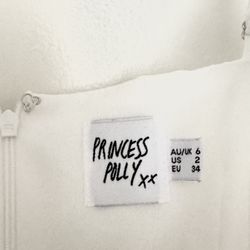 Princess Polly White Mini Lace Dress