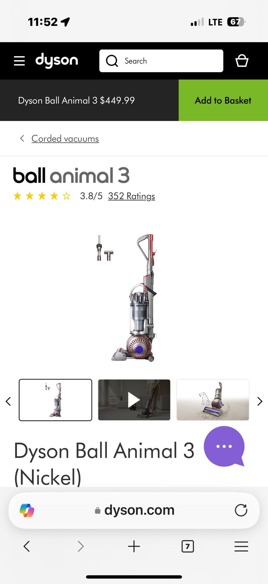 Dyson Animal 3