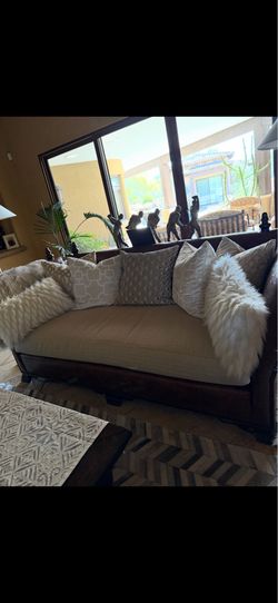 Big sale custom 2 beautiful sofas 100%leather