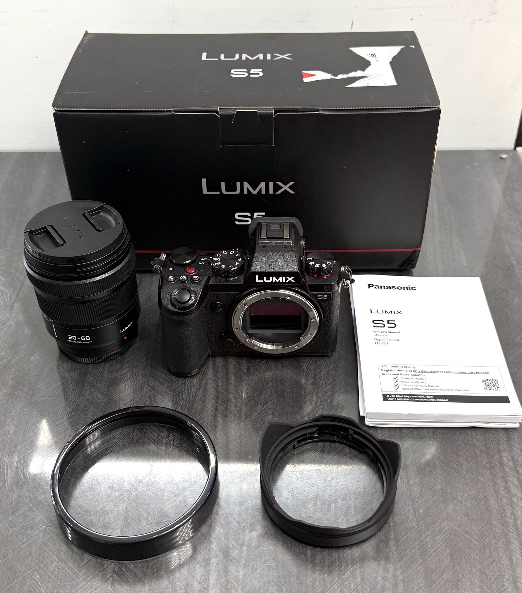 Panasonic LUMIX S5 24.2MP Mirrorless Camera + 20-60MM Lens & Box