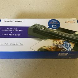 Magic Wand Portable Handheld Scanner and Auto Feed Dock - New In Box