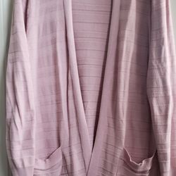 Lane Bryant Pink Sweater With Pockets