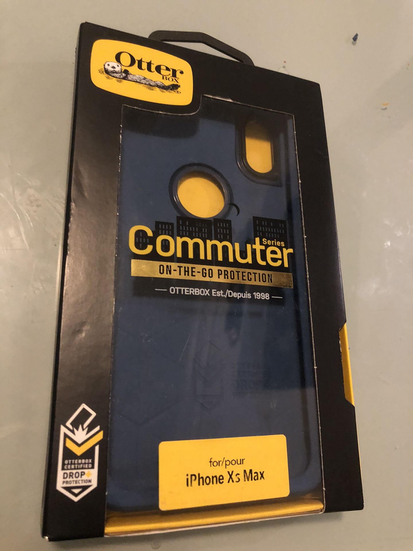 OtterBox COMMUTER SERIES Case for iPhone Xs & iPhone X - Frustration Free Packaging - dark blue