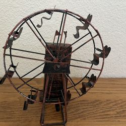 Vintage Rustic Copper Animated Ferris Wheel
