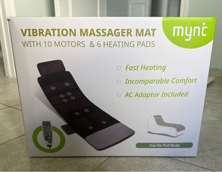 Mynt Vibration Massager Mat 10 Motors 6 Heating Pads
