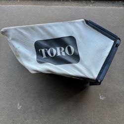 White Toro Lawnmower Bag