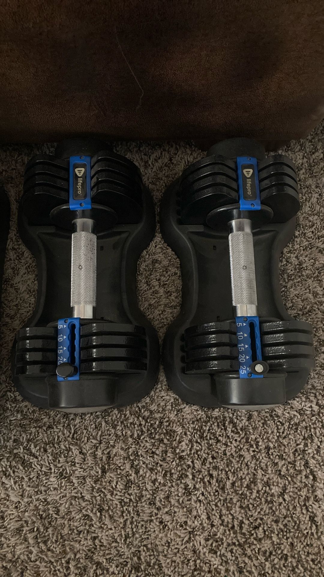 25 Lbs Adjustable Dumbbells