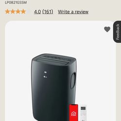LG indoor Portable Air Conditioner 6k BTU