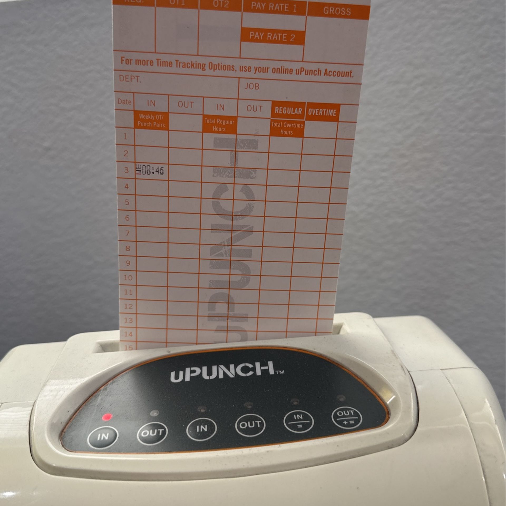 U Punch Time Card Machine for Sale in Cypress, CA OfferUp