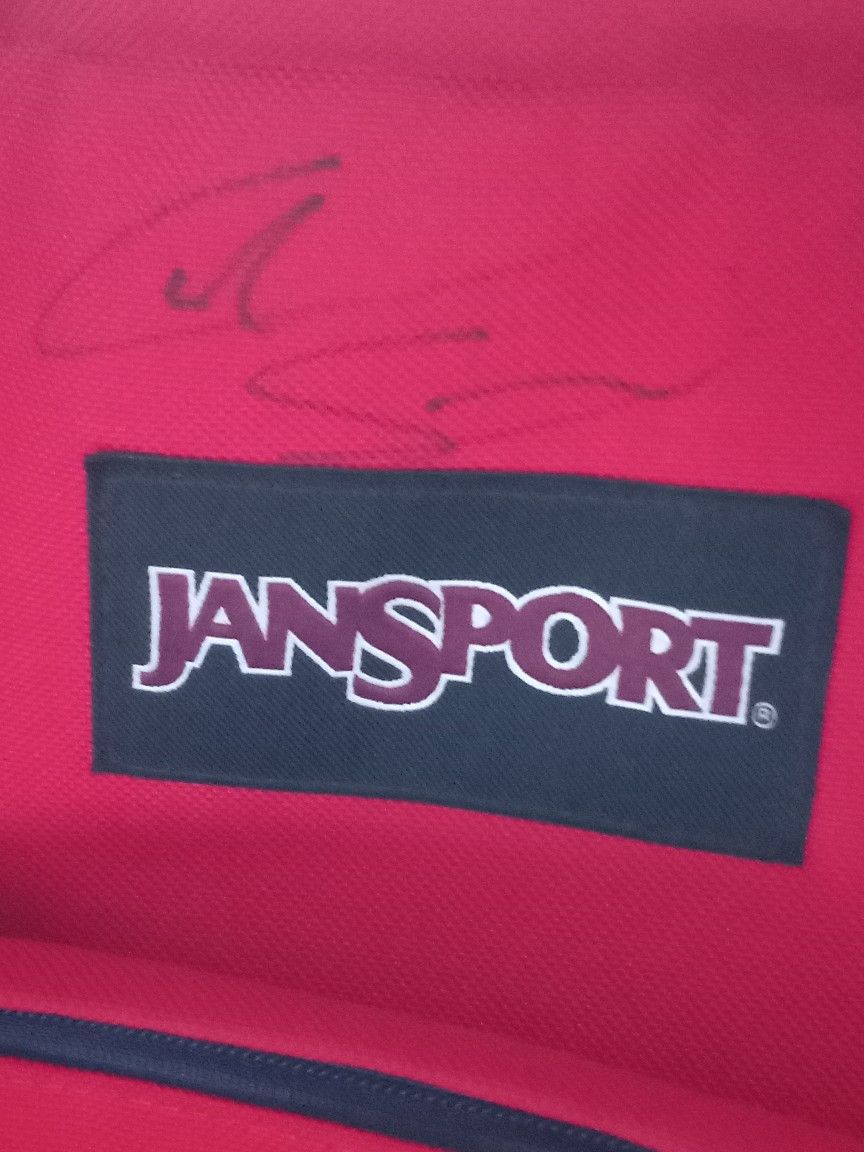 Cub Swanson Signed Jansport Backpack