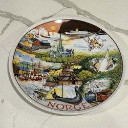 Figgjo “Norge” Plate From Norway 