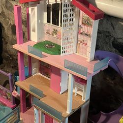 Barbie Dream House With Pool And Moped Garage 