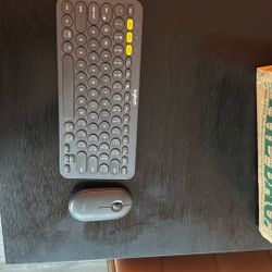 Logitech Pebble Bluetooth Keyboard And Mouse Set For macOS