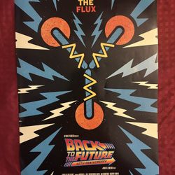 Back To The Future 40th Anniversary Poster 