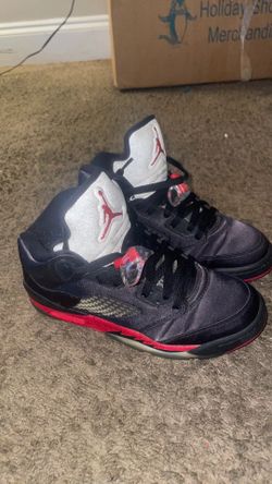 Satin Red Jordan 5