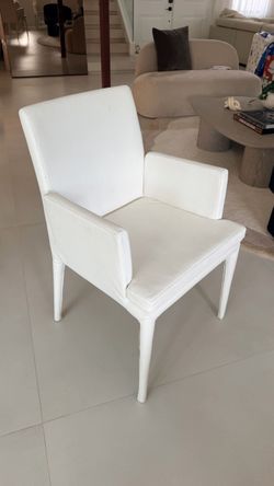 White dining chairs $25 each