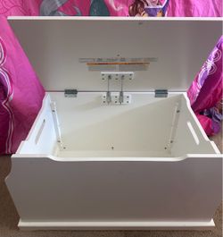 White Toy Chest