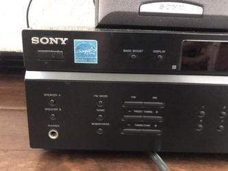 Sony Stereo Receiver Amplifier with 2 speakers