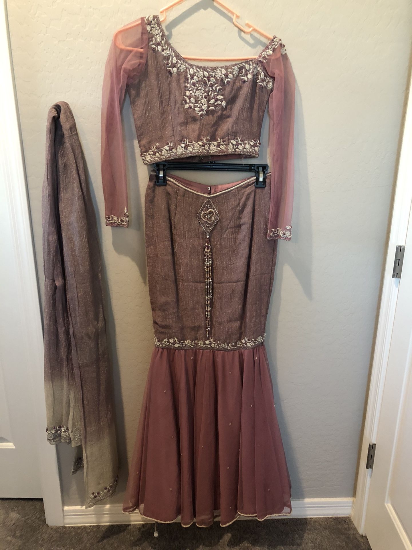 Two piece Indian dress / Prom dress (Lehenga Choli)