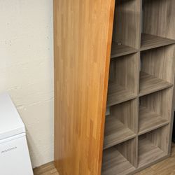 IKEA Gerton Desk Top And Mid Century Metal Legs