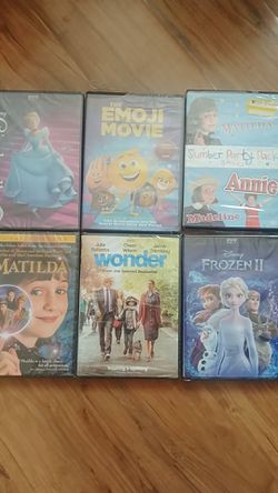Family dvd movie frozen Cinderella matilda