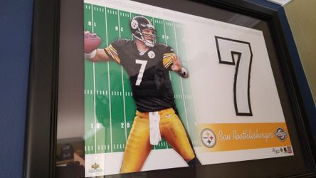 Framed Ben Roethlisberger #7