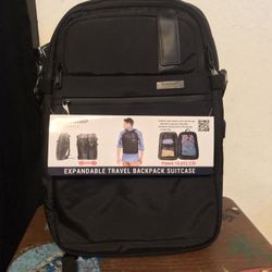 Duchamp london expandable travel backpack suitcase clearance