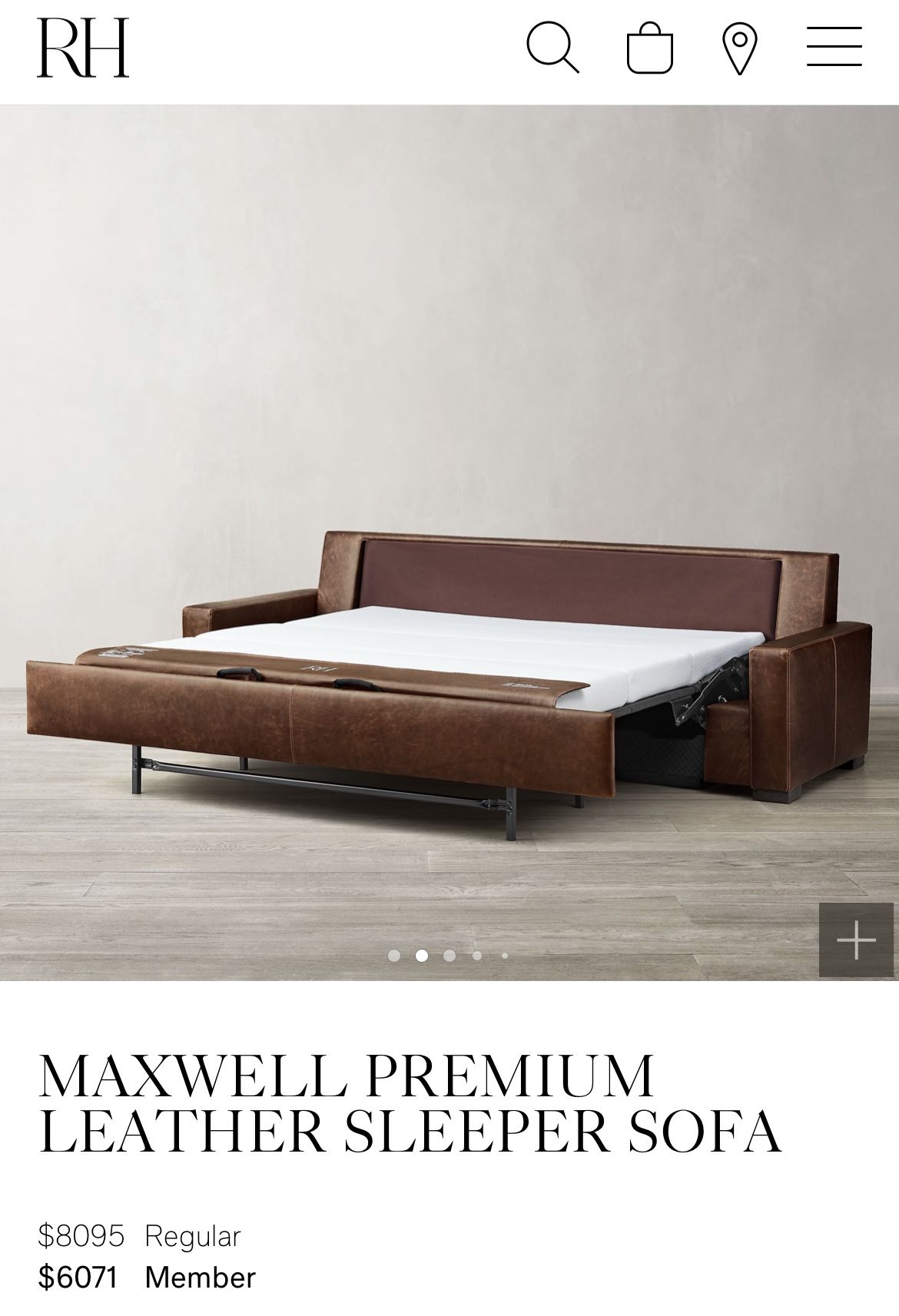 Rh Maxwell Sleeper Sofa visitchile.cl