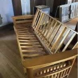 Solid Wood Futon 