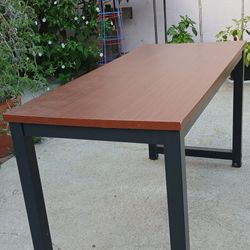 Wood And Metal Desk