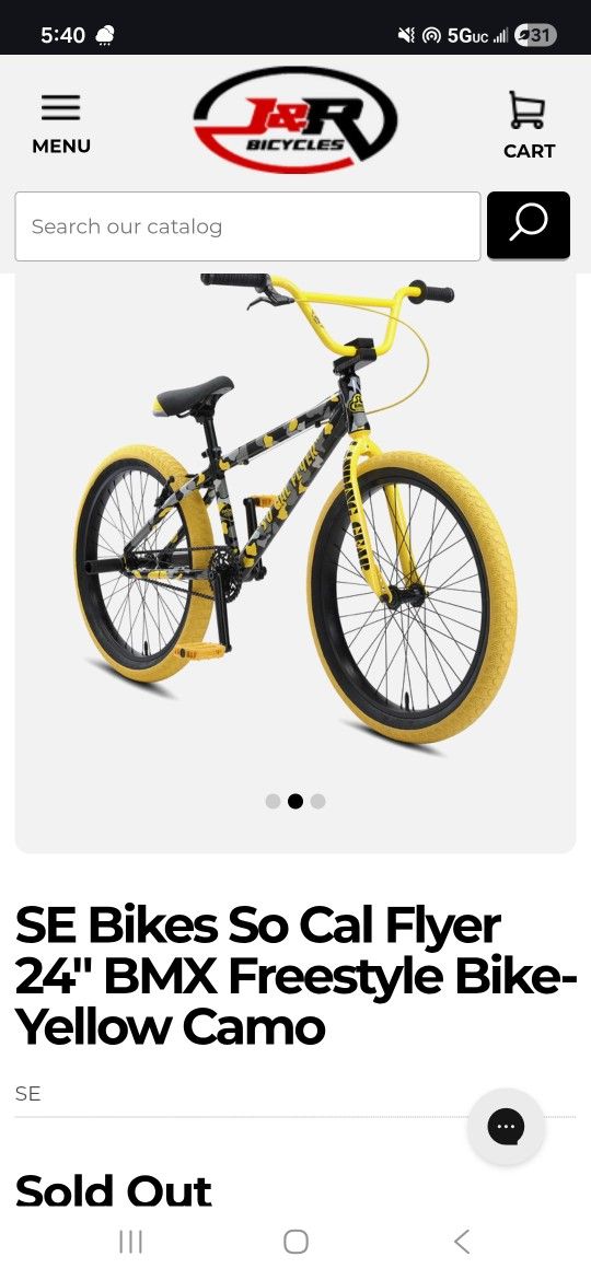 So Cal Flyer Bike Size 24'