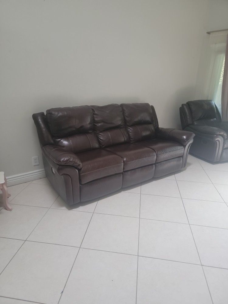 Leather Couch Sofa