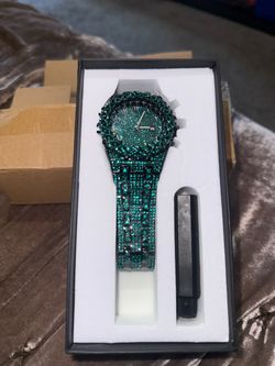 Green Moissanite Watch