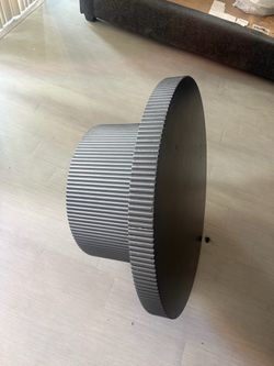 All black, small coffee table