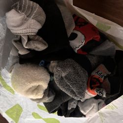 Bag of assorted socks