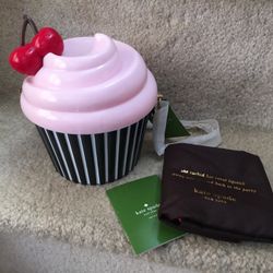 NEW kate spade & magnolia bakery cupcake clutch purse bag