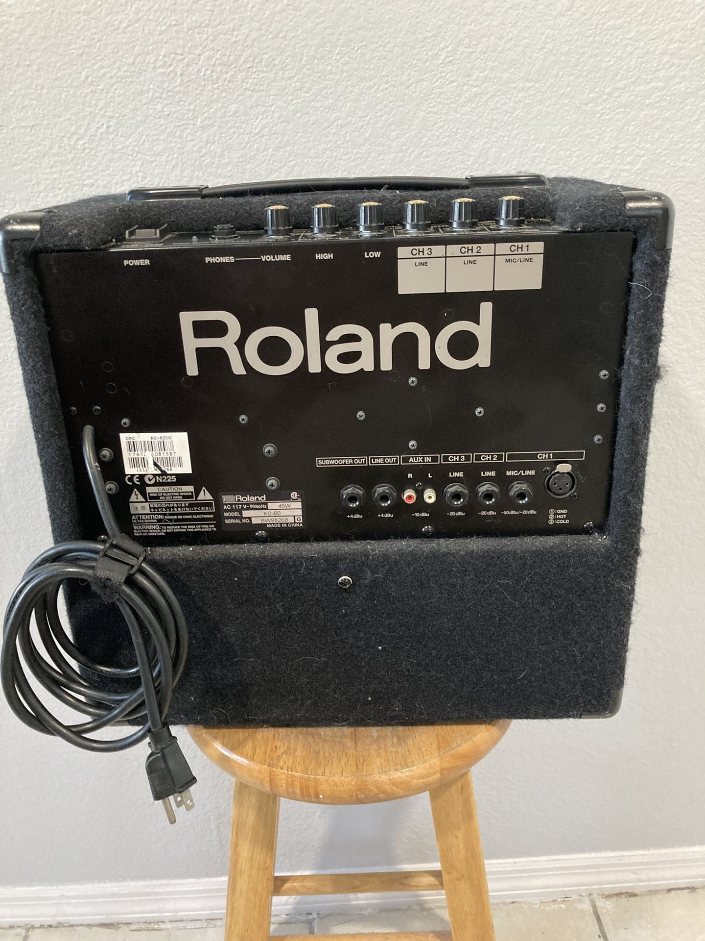 Roland Kc-60 3 Channel Keyboard Amp