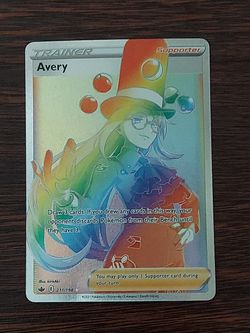 avery rainbow pokemon card Amazon.com: Avery - 187/198 - Full Art Ultra Rare - Sword & Shield main image 0
